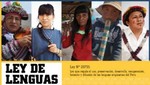 El Ministerio de Cultura publica la Ley de Lenguas en las cinco lenguas originarias más habladas del Perú