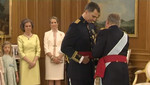 Imposición de la Faja de Capitán General a Felipe VI de España