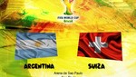 Brasil 2014: Argentina vs Suiza [EN VIVO]