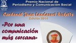 Cáritas del Perú lanza premio para periodistas y comunicadores sociales