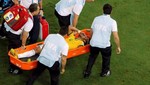 Neymar volvió al campo de entrenamiento de Brasil en ambulancia [VIDEO y FOTOS]