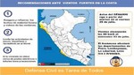 INDECI recomienda medidas de protección y preparación ante vientos intensos en la costa central y norte del país