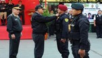 Tres policías fueron ascendidos por su acción distinguida en la lucha contra la delincuencia