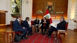 Presidente Ollanta Humala recibió en audiencia al Príncipe Mired de Jordania en Palacio de Gobierno