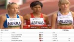 Zulema Arenas obtiene nuevo record Sudamericano en Mundial Juvenil de Atletismo