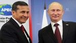 Ollanta Humala se reúne hoy viernes 7 de noviembre con Vladimir Putin en Moscú