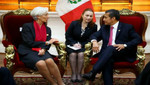 Presidente Humala y Directora del FMI conversaron sobre situación económica mundial y su impacto en la región y el Perú
