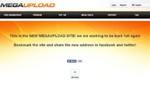 Megaupload volvió a la web con nuevo sitio