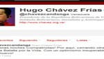 Hugo Chávez está 'optimista' por su recuperación