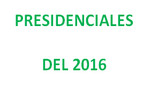Presidenciales del 2016: generalidades como única propuesta