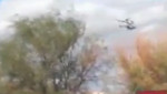 [Argentina] Imágenes del momento de la colisión entre dos helicópteros: 10 muertos
