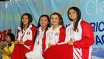 Valeria Ugaz y Paula Tamashiro se bañaron en oro en última fecha de Sudamericano Juvenil de Natación Lima 2015