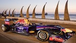 El auto de Fórmula 1 del Red Bull Racing recorrió el Perú