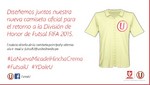 El Equipo de Futsal de Universitario de Deportes convoca a sus hinchas para diseñar la nueva camiseta oficial