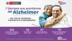 70 Tayta Wasi implementó el Minsa para prevenir el Alzheimer en el adulto mayor