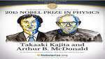 El premio Nobel de física fue atribuido a Takaaki Kajita y a Arthur B. McDonald