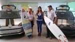 Amsa presenta el nuevo VW UP y a sus surfers Alarcón y Thun