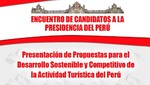 CANATUR anuncia organización de Encuentro de Candidatos a la Presidencia del Perú
