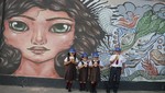 Inauguran mural en Colegio Alfonso Ugarte con pintura que captura la contaminación