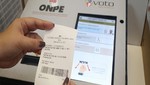 ONPE: Habrá verificación de resultados registrados en mesas con sufragio electrónico