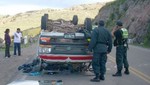 Despite de camioneta deja 4 muertos y 7 heridos en Huancavelica