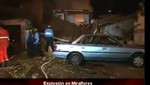 Fuga de gas  habría provocado explosión en Miraflores