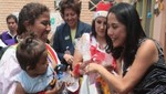 Nadine Heredia visitó internas de Santa Mónica por Navidad