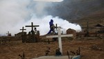 Ventanilla realizó fumigación en cementerio clandestino de Pachacútec ante temor de epidemia