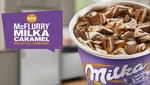 Llegó la primavera a McDonalds con el nuevo McFlurry Milka Caramel