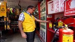 Municipalidad de Lima fiscaliza calidad de extintores utilizados en galerías limeñas