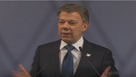 Juan Manuel Santos: Hay una guerra menos en el mundo