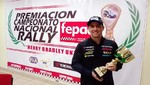 Lucho Alayza premiado como Tetracampeón Nacional de Rally