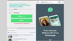 ESET advierte sobre un nuevo engaño en WhatsApp que ofrece Internet gratis sin Wi-Fi