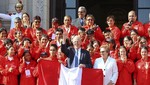 Jefe de Estado deseo éxitos a los jóvenes deportistas que participarán en Olimpiadas Especiales de Panamá