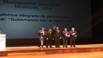 Municipio de Miraflores fue galardonado con tres premios por buenas prácticas