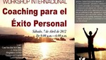 Workshop internacional: 'Coaching para el éxito personal'