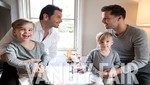 Ricky Martin posa junto a su novio y sus hijos en Vanity Fair