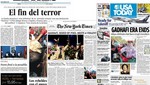 Portadas del mundo hablan de la muerte de Gadafi