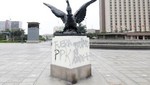 Manifestantes causan destrozos y dañan patrimonio histórico del Centro de Lima