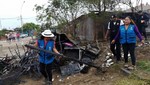 Municipalidad de Ventanilla brinda ayuda a damnificados del incendio en A.H. Los Naranjos