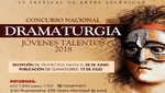 Municipalidad de Lima lanza Concurso Nacional de Dramaturgia para Jóvenes Talentos 2018