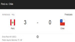 Selección peruana derrotó categoricamente a la chilena: 3-0