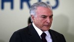 Brasil: Policía Federal denuncia a presidente Michel Temer en investigación de sobornos