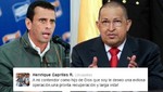 Venezuela: Capriles le desea pronta recuperación a Hugo Chávez