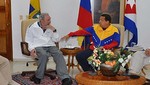 Hugo Chávez sostuvo reunión con Correa, Fidel y Raúl Castro