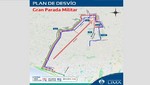 Desvíos por la Gran Parada y Desfile Cívico Militar