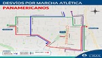 Corredor Azul y transporte público desviarán su recorrido este domingo