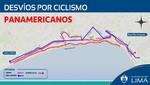 Panamericanos Lima 2019: desvíos por ciclismo en la Costa Verde