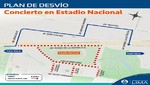 Municipalidad de Lima informa los desvíos del sábado por carrera nocturna y conciertos