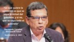 Hernando Cevallos: Oposición busca que mayoría de ministros renuncien a sus cargos o sean removidos